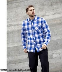 Ardon OPTIFLANNEL ARDON H97 - koszula z miękkiej flaneli - niebieski (królewski) H9752 3XL. Niebieskie koszule męskie Ardon, m, bez wzorów, bez kołnierzyka, bez ramiączek. Za 94.34 zł.