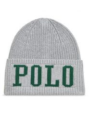 Polo Ralph Lauren Czapka 323953210002 Szary. Szare buty zimowe chłopięce Polo Ralph Lauren, na zimę, bez wzorów, z bawełny. Za 179.99 zł.