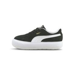 Tenisówki Puma Model Suede Mayu Kolor Czarny. Białe trampki i tenisówki damskie Puma, bez wzorów, z materiału, eleganckie, bez zapięcia. Za 364.35 zł.