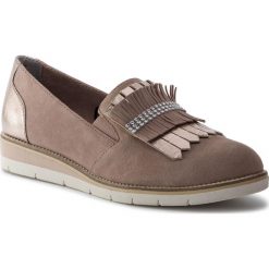Półbuty TAMARIS - 1-24305-22 Old Rose Comb 554. Czerwone mokasyny damskie Tamaris, z materiału. W wyprzedaży za 169.00 zł.