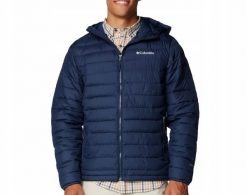 Columbia Columbia Powder Lite II Hooded Jacket 2086944464 Granatowe L. Kurtki damskie Columbia, l, bez wzorów, bez kaptura. Za 446.35 zł.