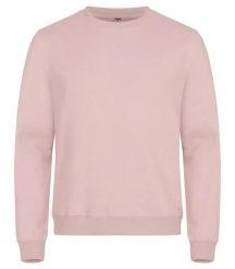 Clique Miami Roundneck bluza unisex z bawełny i poliestru z recyklingu. Czerwone bluzy męskie CLIQUE, xl, bez wzorów, z bawełny, bez kaptura. Za 165.72 zł.