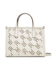 Tommy Hilfiger Torebka Th City Mini AW0AW17500 Écru. Torebki do ręki damskie Tommy Hilfiger, bez wzorów, ze skóry, bez dodatków. Za 459.99 zł.