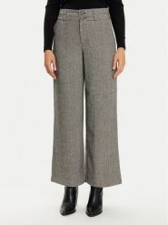 Karen by Simonsen Spodnie materiałowe Rigmor 10105089 Beżowy Loose Fit. Brązowe spodnie materiałowe damskie Karen by Simonsen, bez wzorów, z materiału. Za 359.99 zł.
