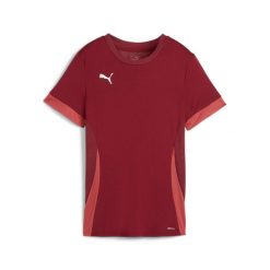 Damski jersey Puma Teamgoal Matchday. Czerwone koszulki sportowe damskie Puma, bez wzorów, z jersey, bez kołnierzyka, bez ramiączek, do piłki nożnej. Za 179.50 zł.