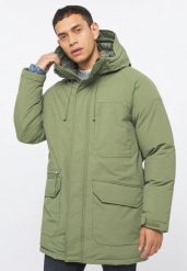MUSTANG Daniel Washed Parka Four Leaf Clover 1013040 6352. Kurtki męskie Mustang, m, bez wzorów, bez kaptura. Za 429.99 zł.