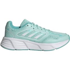 Buty do biegania adidas Galaxy Star W IF5404 zielone. Zielone obuwie sportowe damskie bez wzorów, z gumy, do biegania. Za 430.69 zł.