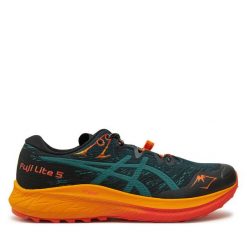 Buty do biegania Asics. Zielone buty sportowe męskie Asics, bez zapięcia, do biegania. Za 409.99 zł.