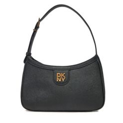 Torebka DKNY. Czarne torebki do ręki damskie DKNY, bez wzorów, klasyczne, bez dodatków. Za 399.99 zł.