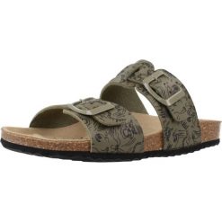Sandały GEOX J GHITA BOY Zielony. Zielone sandały męskie Geox, z syntetyku, bez zapięcia. Za 131.99 zł.