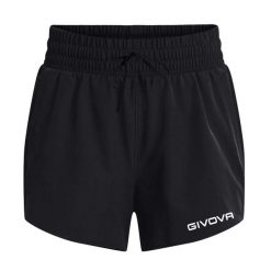 Szorty damskie Givova Ruota. Czarne szorty damskie Givova, bez wzorów. Za 248.99 zł.