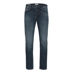 Jeansy Jack & Jones Mike 551 niebieski denim. Niebieskie jeansy męskie Jack&Jones, sportowe. Za 253.76 zł.