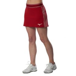 Damskie spódnico-spodenki Mizuno Flex. Niebieskie szorty sportowe damskie Mizuno, s, bez wzorów, z materiału, sportowe, na fitness i siłownię. Za 209.90 zł.