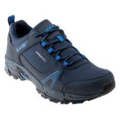 Męskie Wodoodporne Niskie Buty Do Chodzenia Hapiter. Niebieskie buty sportowe męskie Hi-tec, bez zapięcia, trekkingowe. Za 299.99 zł.