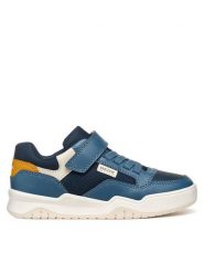 Geox Sneakersy J Perth J367RE 0FEFU C4277 M Granatowy. Niebieskie buty sportowe chłopięce Geox, bez wzorów, ze skóry, bez zapięcia. Za 154.99 zł.