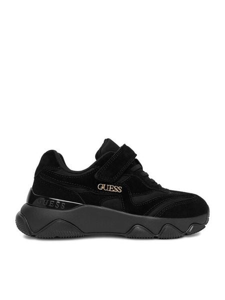 Guess Sneakersy EO-CP40GG24W2026 Czarny. Czarne buty sportowe dziewczęce Guess, z aplikacjami, bez zapięcia. Za 279.99 zł.