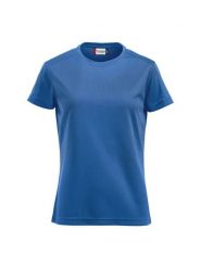 Clique Ice-T Women koszulka z oddychającego poliestru. Niebieskie koszulki sportowe damskie CLIQUE, m, bez wzorów, z materiału, bez kołnierzyka, bez ramiączek. Za 113.73 zł.