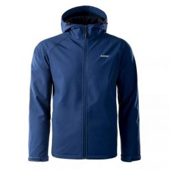 Kurtka męska Softshell Hi-Tec Neti - niebieska, Rozmiar XL. Niebieskie kurtki męskie Hi-tec, m, bez wzorów, z materiału, klasyczne, bez kaptura. Za 144.99 zł.