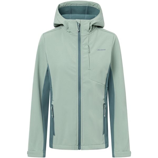 Kurtka damska VIKING Kerns Lady Softshell. Zielone kurtki sportowe damskie Viking, bez wzorów, z softshellu, bez kaptura, trekkingowe. Za 299.90 zł.