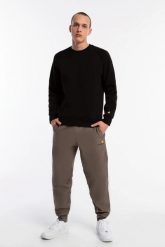 SPODNIE DRESOWE MĘSKIE Carhartt WIP American Script Jogging Pant Teide I0. Brązowe spodnie sportowe męskie Carhartt, m, bez wzorów, z bawełny, do biegania. Za 409.00 zł.
