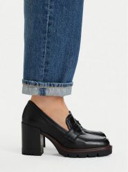 G-Star Raw Loafersy CEO-WI34-CLEVELAND-05 Czarny. Czarne mokasyny damskie G-Star, ze skóry, retro. Za 349.99 zł.