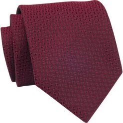 Krawat Ciemny Czerwony w Drobny Wzór, 7 cm, Elegancki, Klasyczny, Męski -ALTIES. Czerwone krawaty i muchy Alties, bez wzorów, z tkaniny, eleganckie. Za 49.00 zł.