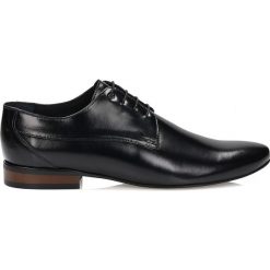 Czarne półbuty wizytowe. Eleganckie półbuty marki Kazar. Za 429.00 zł.