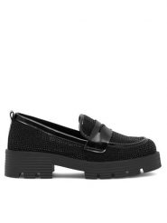 Jenny Fairy Loafersy Bling WS6119-15 Czarny. Czarne mokasyny damskie Jenny Fairy, z materiału. Za 159.99 zł.