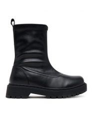 DeeZee Botki CEO-CS5587-26 Czarny. Czarne botki dziewczęce DeeZee, z materiału, bez zapięcia. Za 149.99 zł.