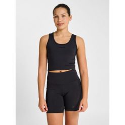 Damski tank top Hummel Hiit Intensity. Czarne obuwie sportowe damskie Hummel, bez wzorów, na fitness i siłownię. Za 243.50 zł.