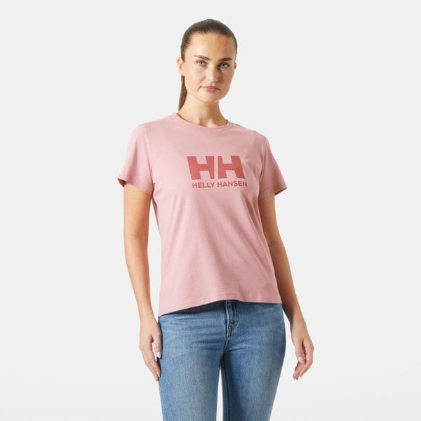 Koszulka damska Helly Hansen Logo 3.0. Czerwone koszulki sportowe damskie Helly Hansen, bez wzorów, bez kołnierzyka, bez ramiączek. Za 189.50 zł.