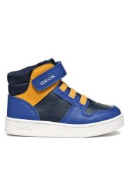 Geox Sneakersy B Eclyper Boy B465LA 000BC C4227 M Niebieski. Niebieskie buty sportowe chłopięce Geox, bez wzorów, ze skóry, bez zapięcia. Za 169.99 zł.