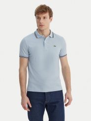 Lacoste Polo PH9875 Niebieski Classic Fit. Niebieskie koszulki polo męskie Lacoste, m, bez wzorów, z bawełny, bez ramiączek. Za 529.99 zł.