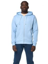 Bluza z kaptur na co dzień na siłownię. Niebieskie bluzy męskie LEONE 1947 APPAREL, s, bez wzorów, bez kaptura. Za 168.36 zł.
