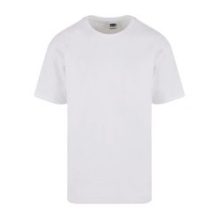 Koszulka Męska Signature Logo Tall. Białe koszulki sportowe męskie Urban Classics, m, bez wzorów, bez kołnierzyka, bez ramiączek, trekkingowe. Za 95.99 zł.