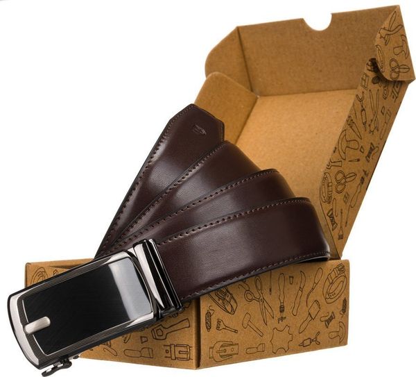 Peterson Męski pasek biznesowy z elegancką klamrą automatyczną Peterson Długość paska 105. Paski damskie Peterson, bez wzorów, biznesowe. Za 127.69 zł.