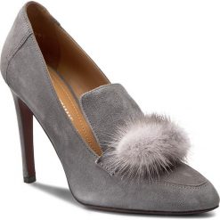 Szpilki SOLO FEMME - 45529-45-E37/000-04-00 Szary. Szare szpilki damskie Solo Femme, z materiału. W wyprzedaży za 229.00 zł.