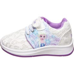 Sneakersy "Frozen" w kolorze biało-fioletowym. Trampki i tenisówki dziewczęce marki Disney & Co. for Girls. W wyprzedaży za 75.95 zł.