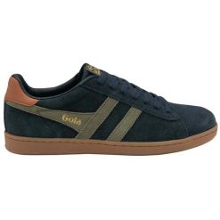 Zamszowe buty sportowe Gola Equipe Ii. Niebieskie buty sportowe męskie Gola, z gumy, bez zapięcia. Za 403.00 zł.