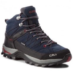 Buty CMP Rigel Mid 3Q12947-62BN niebieskie. Niebieskie trekkingi męskie . W wyprzedaży za 587.88 zł.