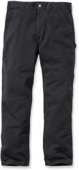 Carhartt Spodnie Carhartt Washed Twill Dungaree Black. Czarne spodnie sportowe męskie Carhartt, m, bez wzorów. Za 259.58 zł.