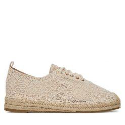 Espadryle DeeZee. Brązowe espadryle damskie DeeZee, bez wzorów, bez obcasa, bez zapięcia. Za 119.99 zł.