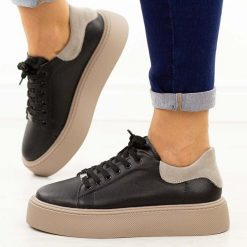 Czarne skórzane półbuty damskie Filippo Dp6119/25. Czarne półbuty damskie Filippo, na jesień, bez wzorów, z jeansu, eleganckie, bez obcasa, na platformie, bez zapięcia. W wyprzedaży za 224.10 zł.