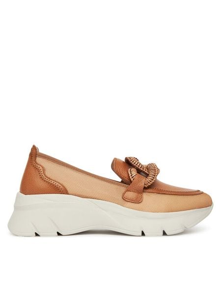 Hispanitas Półbuty Habana HV254050 Brązowy. Brązowe półbuty damskie Hispanitas, bez wzorów, ze skóry, bez obcasa, na płaskiej podeszwie, bez zapięcia. Za 399.99 zł.