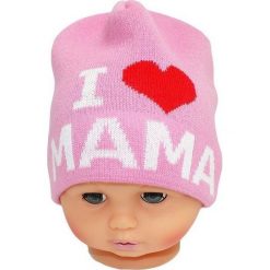 Czapka niemowlęca z napisem mama CZ 161E różowa. Czapki dla dzieci marki Reserved. Za 30.75 zł.