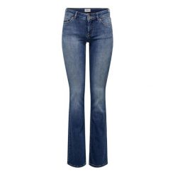 Jeans Only Blush Rozkloszowane średni niebieski denim. Niebieskie spodnie sportowe męskie Only, bez wzorów, z denimu. Za 169.16 zł.