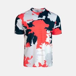 FLORENCIA M oddychająca, lekka i szybkoschnąca techniczna koszulka sportowa. Czarne koszulki sportowe męskie IZAS, m, bez wzorów, z materiału, bez kołnierzyka, bez ramiączek, na fitness i siłownię. Za 226.04 zł.