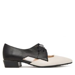 Półbuty Hispanitas. Brązowe półbuty damskie Hispanitas, bez wzorów, bez obcasa, na obcasie, bez zapięcia. Za 609.99 zł.