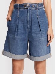 Pinko Szorty jeansowe Bubolare 1J112S Y1E6 Niebieski Relaxed Fit. Niebieskie szorty damskie Pinko, s, bez wzorów, z bawełny. Za 749.99 zł.