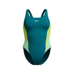 Damski kostium kąpielowy 1-częściowy Speedo Colourblock 2.0. Niebieskie kostiumy jednoczęściowe damskie Speedo, m, bez wzorów, z elastanu, klasyczne, do pływania. Za 139.99 zł.